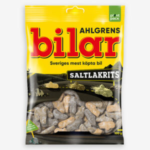 Ahlgrens Bilar Saltlakrits 100g